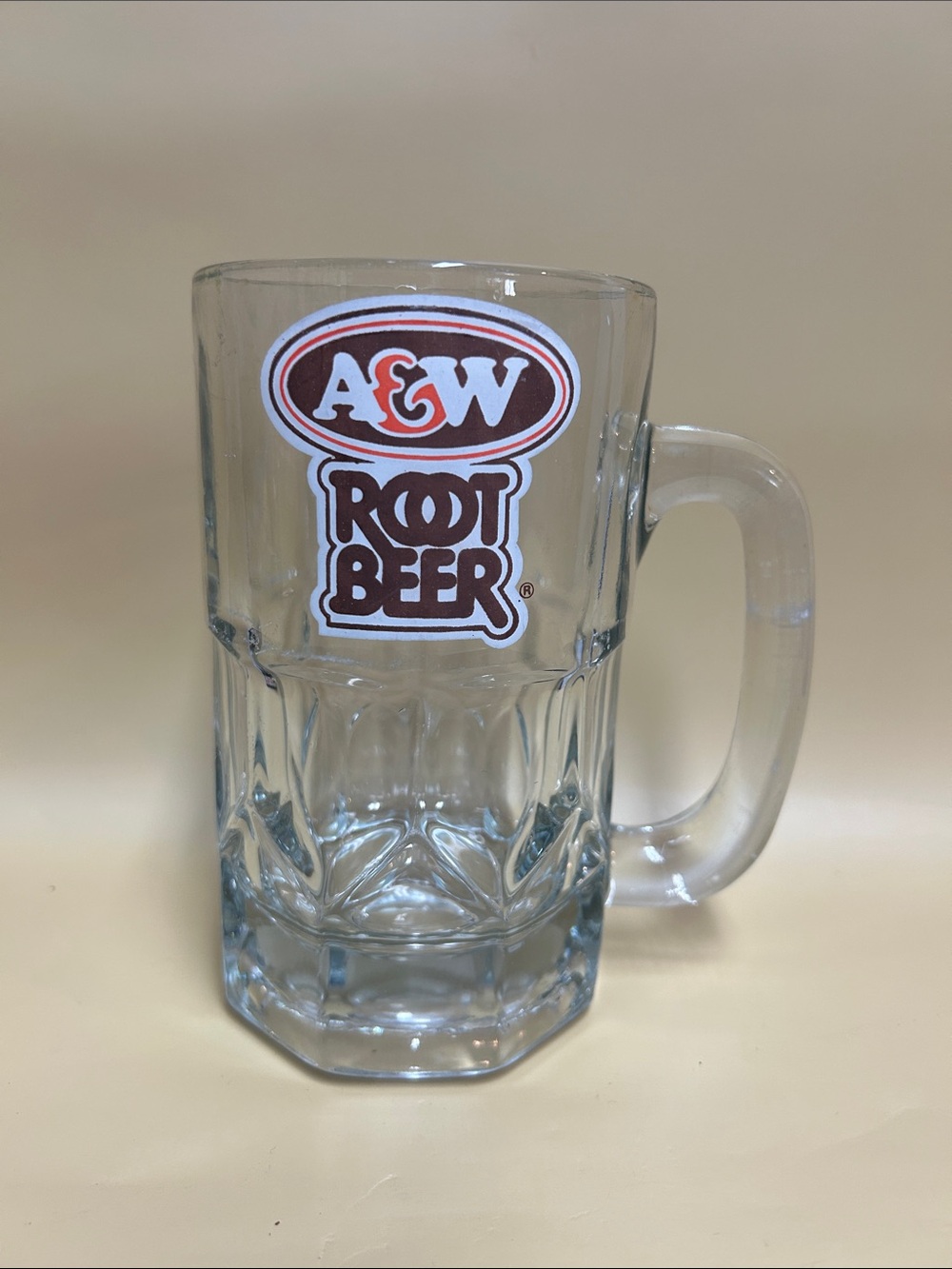Vintage 1980s A&W Glass Mug